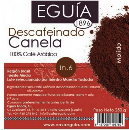 imagen Café canela descafeinado Imagen Café canela descafeinado