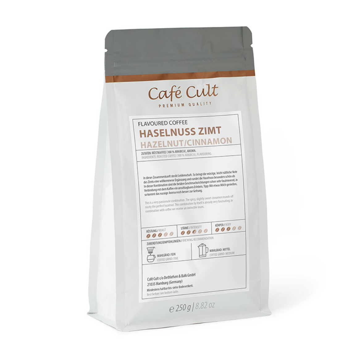 Imagen café avellana y Canela